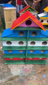 Chuồng Nuôi Chim Bồ Câu 15 Ô - Gỗ Tự Nhiên Cao Cấp