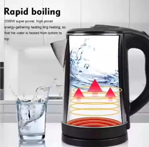 Midea Kettle MEK-5985F Electric Kettle 1500W Fast Boil with LED Indicator Stainless Steel Kettle Fast Boiling Kettle