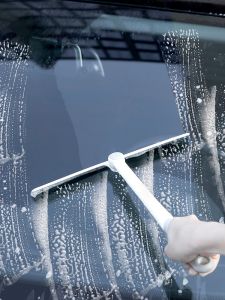 Rotatable Glass Cleaner Scrubber Floor Water Drier Exterior Window Cleaning Tool Double Sided Glass Cleaning Device