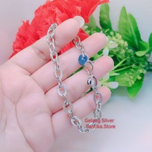 Gelang Tangan Rantai Paperclip Dewasa Tembaga Premium Kait Udang