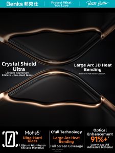 Benks | Ultra-Hard 3D Full-Coverage Tempered Glass Screen Protector Anti-Reflective AR