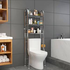 MEISITEKEKE | Bathroom Waterproof Stainless Steel Storage Rack