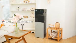 Tixx Water Dispenser Hot And Cold Water Fast Cooling Glass panel Childrens Lock Power saving