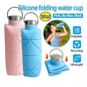 [Ready Stock] Foldable Water Bottle Botol Lipat Bottle Cup Botol Air Cute Budak Collapsible Water Bottle 水罐 水壺 Gym Sports Silicone Water Bottle Outdoor
