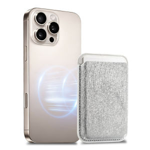 Glitter Water Ripples For Magsafe Wallet Slim Ultra Thin Strong Magnet Multiple Cards Holder Case For iPhone 17 16 15 14 13 12
