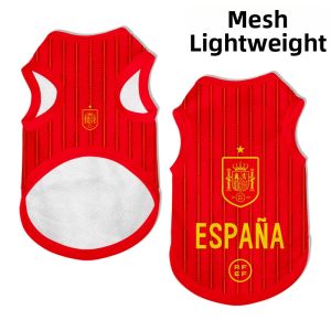 HanWei | World Cup Spain Fan Pet Vest Anti-Shedding