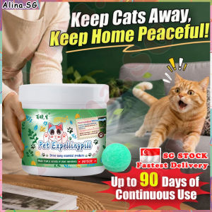💎SG stock💎 5pcs/bottle Cat repellent ball / Cat repellant for home outdoor car / Cat deterrent / Stop cat poop scratch / 驱猫