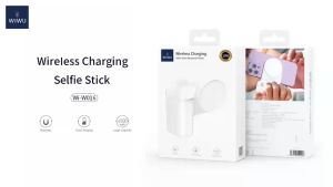 Gậy Selfie kiêm sạc dự phòng không dây WIWU Selfie Stick W016