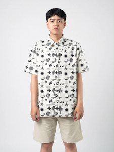 Greenlight Kemeja Pria Lengan Pendek Regular Fit Katun Full Print Blaire HP-CG010525