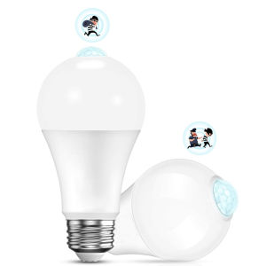 E27 LED Cảm Biến Chuyển Động Bóng Đèn 15W 18W Con Người Cảm Ứng Chiếu Sáng Ngoài Trời Cho Phòng Khách Phòng Ngủ Hành Lang Nhà Để Xe