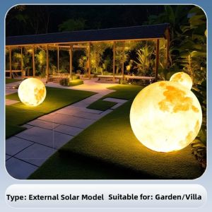 YUANMUXUAN | Atmospheric Moon Light Outdoor Solar Garden Lamp