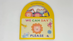 My First Peek A Boo Say Please Board Book