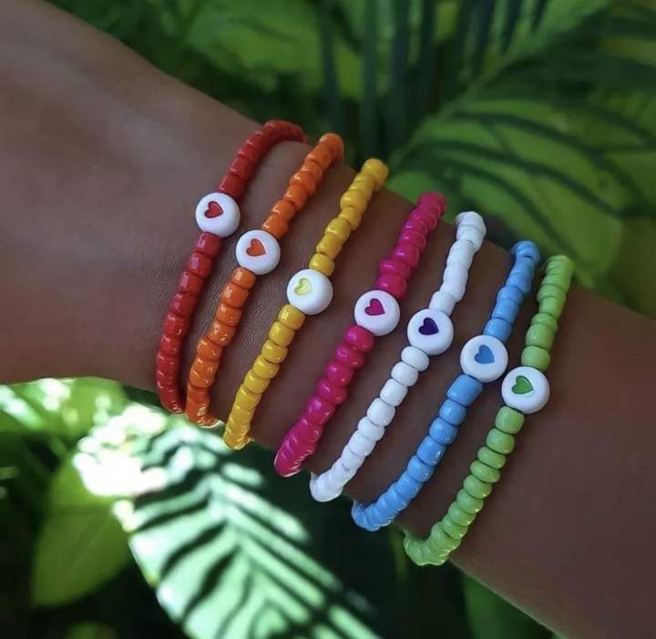 Colorful bracelets best sale