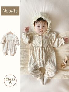 Autumn Wear Baby Onesie Cute Floral Princess 0-6 Months