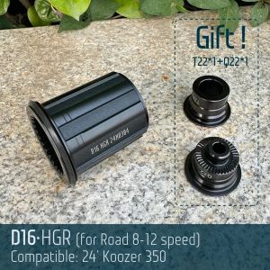 Koozer 350 D Series MTB/Road Bicycle Hub Cassette Body: HG 8 - 11/12S XD MicroSpline MS 12S Freehub Bike Parts (HGR/XDR/MSR)