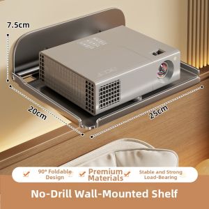 evesigar | Hole-free Wall Mount Camera Shelf Foldable Multi-function