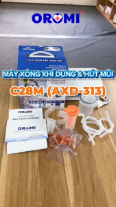 Máy xông hút mũi họng OROMI C28M  công nghệ Nhật Bản - Xông khí dung hút mũi họng hàng chính hãng
