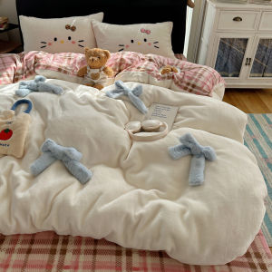 YAOKANG | Flannel Dual-sided Fleece Bed Set
