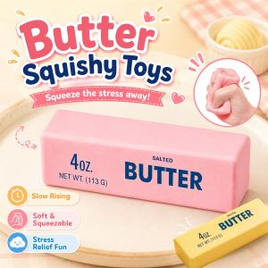Butter Squishy Toys Fidget Toy Giant Squishy Stress Reliever Toy Squishy Slow Rising For Kids Adults