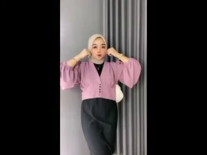 Maurin Top Blouse Bianca Semi Outer Crinkle Atasan Wanita Kekinian
