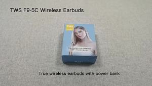 F9 Wireless Headphone TWS Bluetooth 5.0 Headsets Noise Canceling Hifi Earphone With Microphone Sport Handsfree Earbuds For Phone