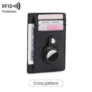 Ultrathin RFID Blocking Credit Card Wallet Can hold Airtag wallet Minimalist ID card holder for men and women both wallet