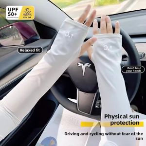 Summer UV Protection Ice Sleeves for Driving & Cycling