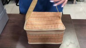 กระเป๋าเก็บอุณหภูมิ เก็บความร้อน เก็บความเย็น พร้อมสายถือหิ้ว เปิด-ปิดด้วยซิป