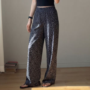YOYO | Leopard Print Summer Thin Leisure Sports Trousers