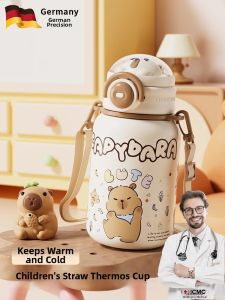 Large Capacity Kids Straw Insulated Cup