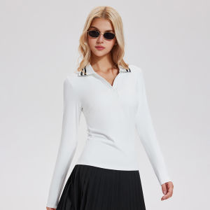 COSLEAF | Elastic Slimming Womens Long Sleeve Workout Top