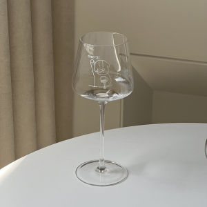 Doggie Patterned Wine Goblet