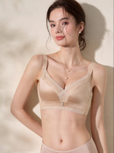 LOVE ESTEEM | Gathering Seamless Large-Appearance Underwear Wire-Free Uplift Side-Collection Anti-Drooping Bra