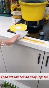 Khăn Uớt Lau Bếp Đa Năng Túi 80 tờ khăn ướt lau đa năng nhà bếp Giấy Uớt Vệ Sinh Nhà Bếp Bát Đĩa Siêu Dai An Toàn Cho Da Tay Cỡ Lớn Dieulinhshop