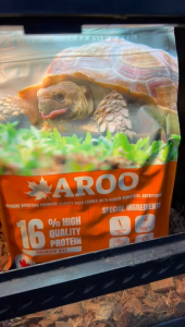 Aroo tortoise food 1kg sulcata leopard tortoise star burmese red footed