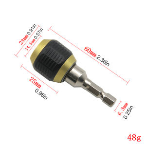 Large Head Pop-up Quick Release Self-locking Hexagonal Handle Extension Rod Electric Drill Driver Conversion Screwdriver Tool