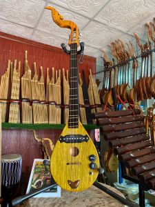 พิณโปร่งไฟฟ้าคุณภาพดี สำหรับฝึกหัด แถมฟรีหนังสือคู่มือ+ปิ๊กดีด+สายสะพาย+สายแจ็ค