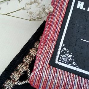 TAMBAHAN SABLON NAMA PADA BALIK SAJADAH UNTUK SOUVENIR ACARA TAHLILAN KHITANAN HAUL KAWIN 40 HARIAN