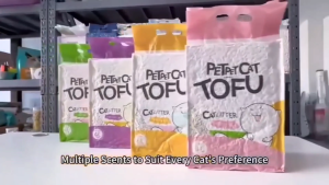 2.5 kg Natural Tofu Cat Litter Eco-Friendly & Dust-Free for Multiple Cats | Low Tracking Quick Clumping & Flushable | 30-Day Odor Control