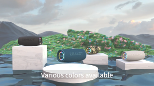 ZEALOT S56 Portable Bluetooth Speaker 40W Deep Bass 8000mAh Battery IPX5 Waterproof TWS Type-C Outdoor Party Speaker