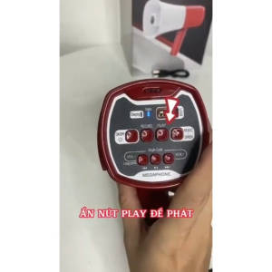 Loa Phóng Thanh cầm tay 918U không bluetooth có cổng USB với chức năng ghi âm giọng cực chuẩn