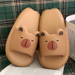 XIXITIAO | Cute Capybara Design Soft Bottom Anti-odor Slip-resistant Home Slippers
