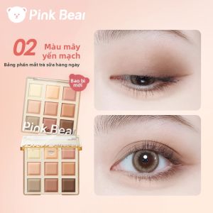 Pink Bear | Bảng Mắt và Tạo Khối Chín Màu