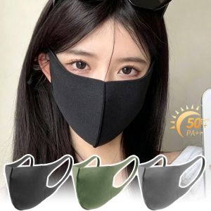 3Pcs Reusable 3D Protective Mask Breathable Thin Mask Dustproof Washable Filter Mask Long Time Wear No Ear Soreness