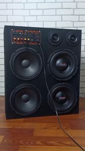 ตู้ลำโพงบลูทูธ เพาเวอร์แอมป์ 8x4 ครบจบในตัว ลำโพงฟังในบ้าน ให้บริการของเครื่องมือที่คุณต้องการ เบส/กลาง/แหลม