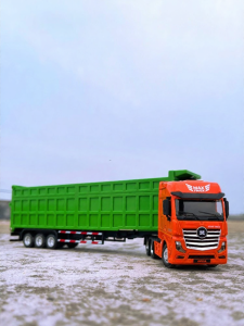 Huina | Xe Tải Đổ Chất Lượng Nặng Mô Hình Kim Loại