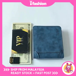 iFASHION 2029 READY STOCK Mens Wallet Youth Fashion Multi-Card Slot Versatile Wallet Dompet Lelaki