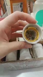 Fitting Keramik E27 E 27 PANJANG Fiting Lampu Plafon Porcelain Tahan Panas