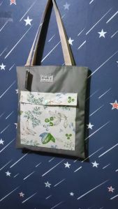 Tote Bag Wanita Bahan Kanvas Motif Model Kasual Praktis