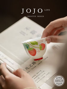 Hand-Painted Ceramic Gongfu Tea Cup Underglaze Coloring Tea Drinking Cup Chinese Style Tea Set from Mainland China